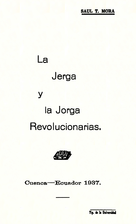 La jerga y la jorga revolucionarias (Folleto).