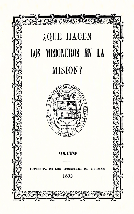 ¿Qué hacen los misioneros en la misión? (Folleto).