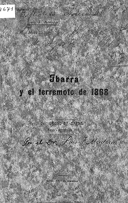 Ibarra y el terremoto de 1868