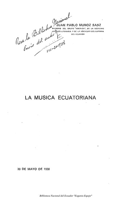 La música ecuatoriana