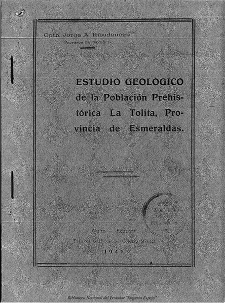 Estudio geológico de la población prehistórica La Tolita, provincia de Esmeraldas