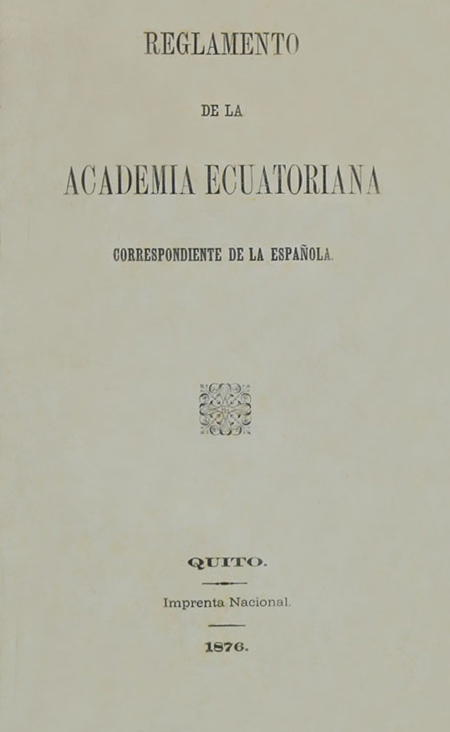 Reglamento de la Academia Ecuatoriana Correspondiente de la Española