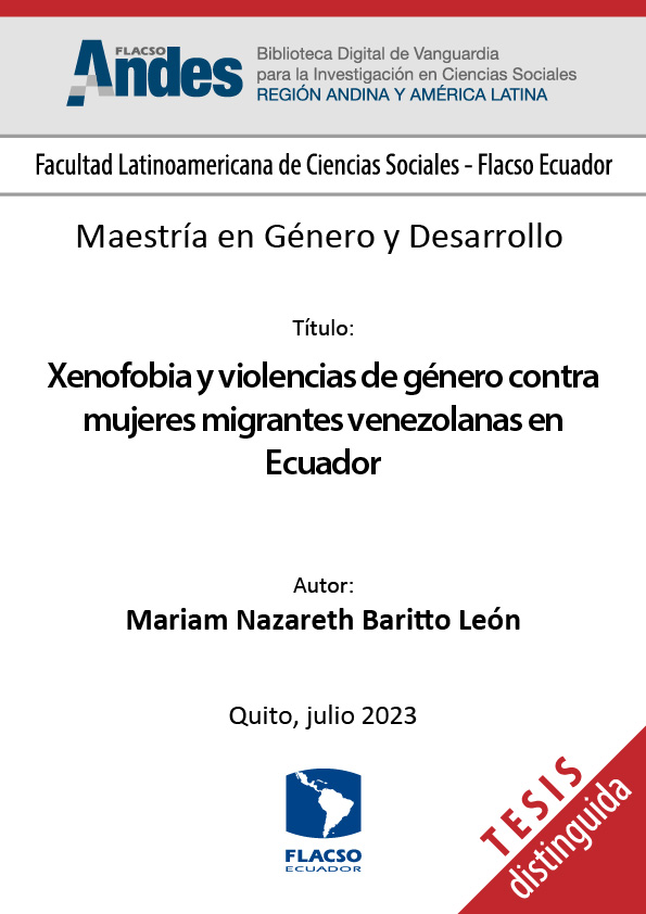 Xenofobia y violencias de género contra mujeres migrantes venezolanas en Ecuador