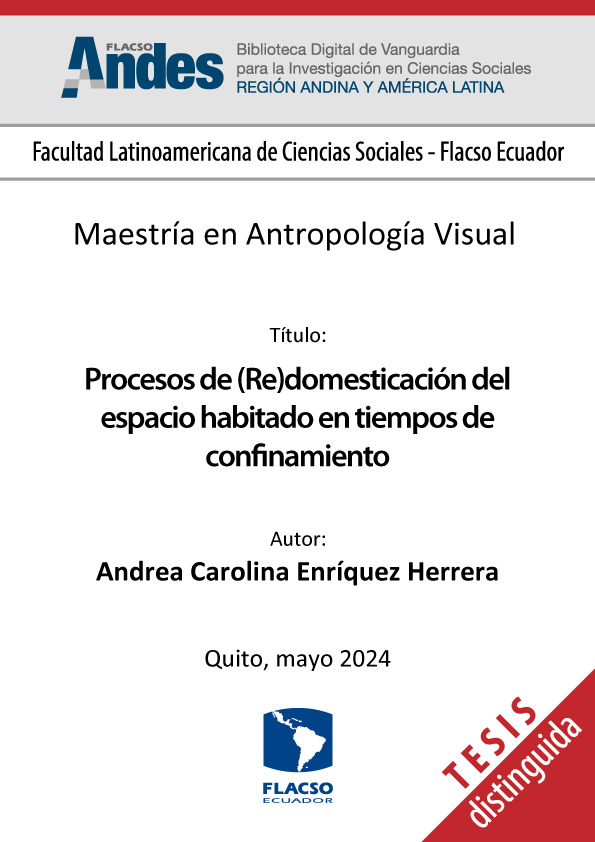 Procesos de (Re)domesticación del espacio habitado en tiempos de confinamiento