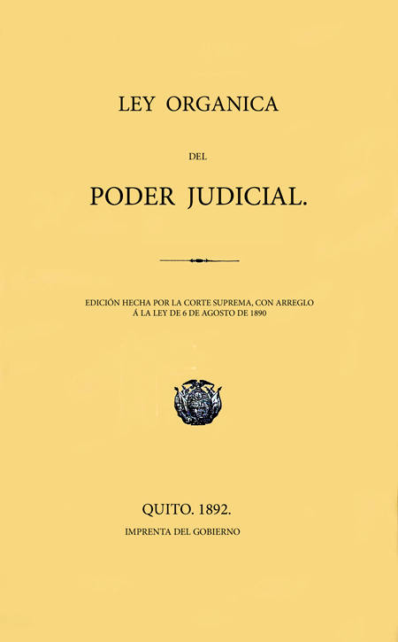 Ley Orgánica del Poder Judicial.