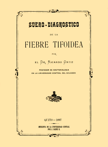 Suero - diagnóstico de la fiebre tifoidea.