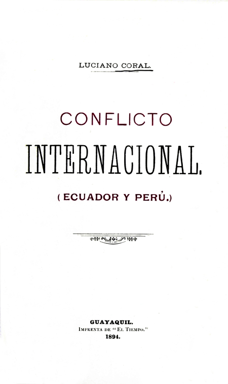 Conflicto internacional (Ecuador y Perú).