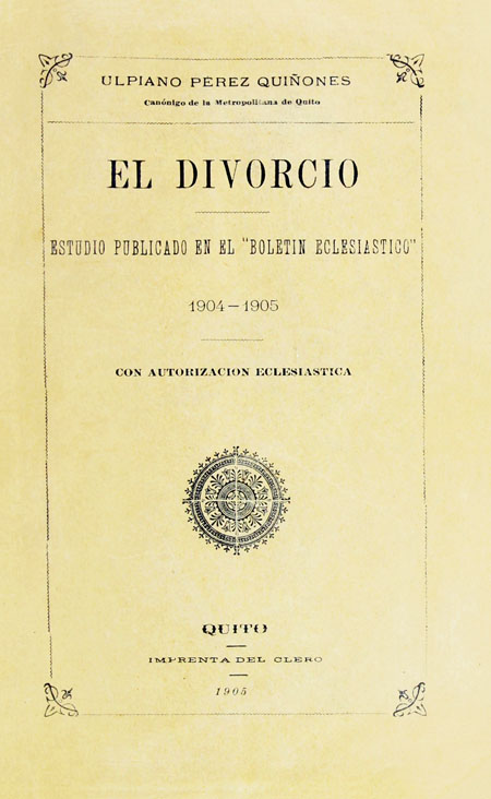 El divorcio : estudio publicado en el 