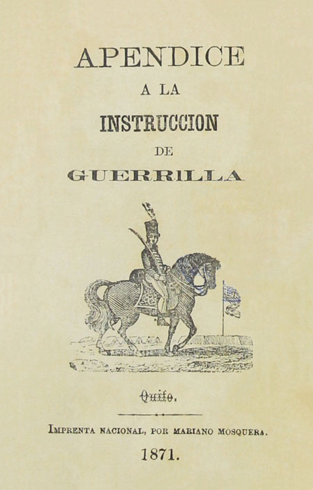 Apendice a la instrucción de guerrilla ( Folleto).