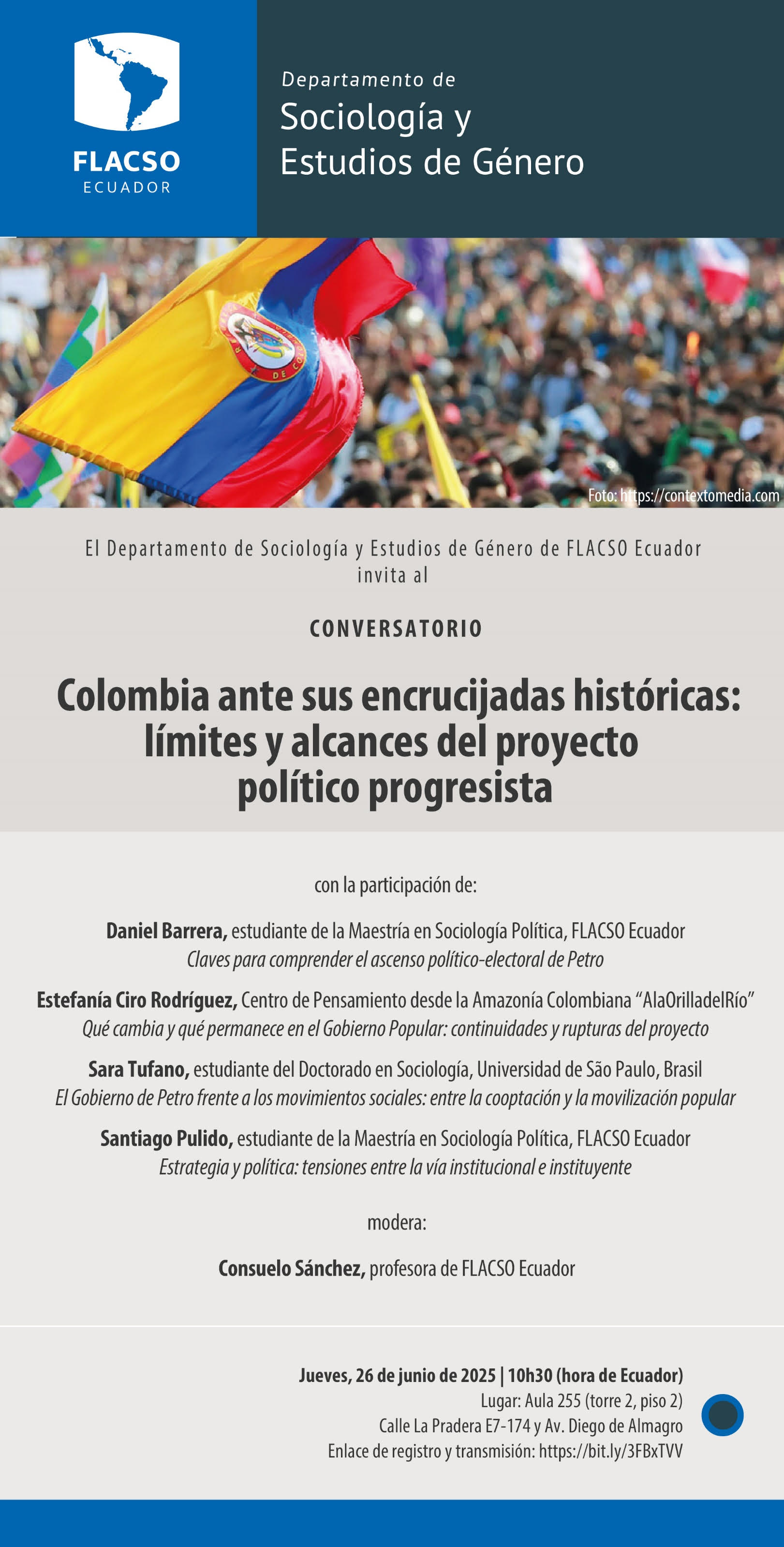Colombia ante sus encrucijadas históricas: límites y alcances del proyecto político progresista