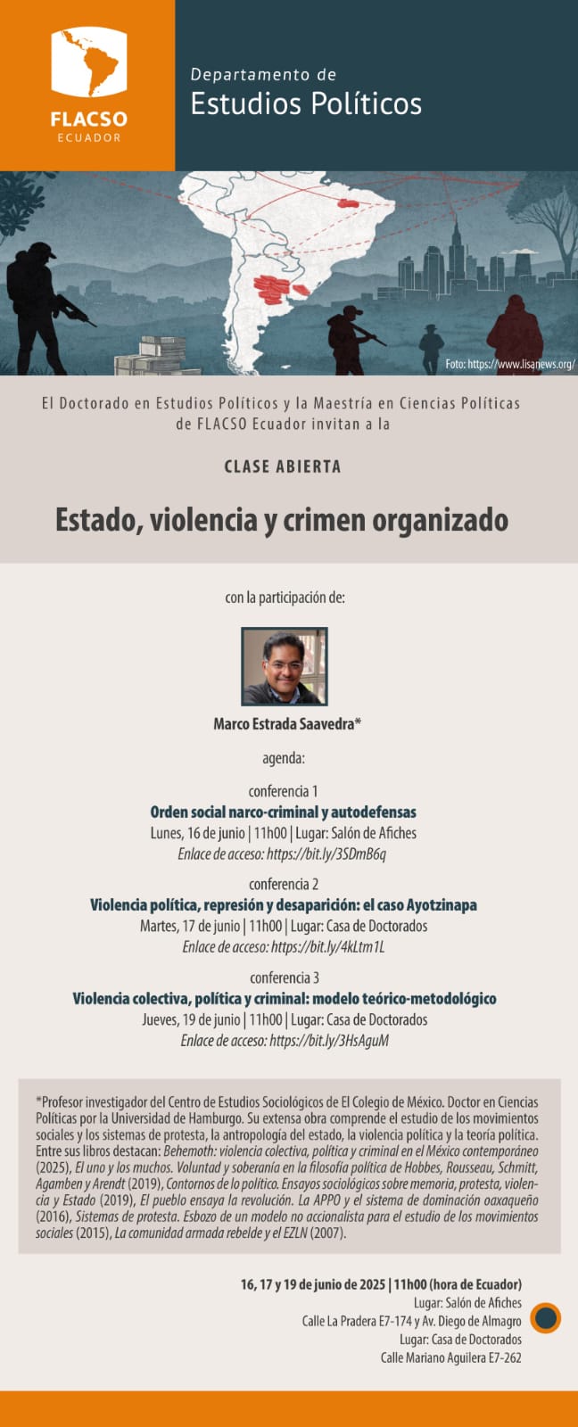 Estado, violencia y crimen organizado