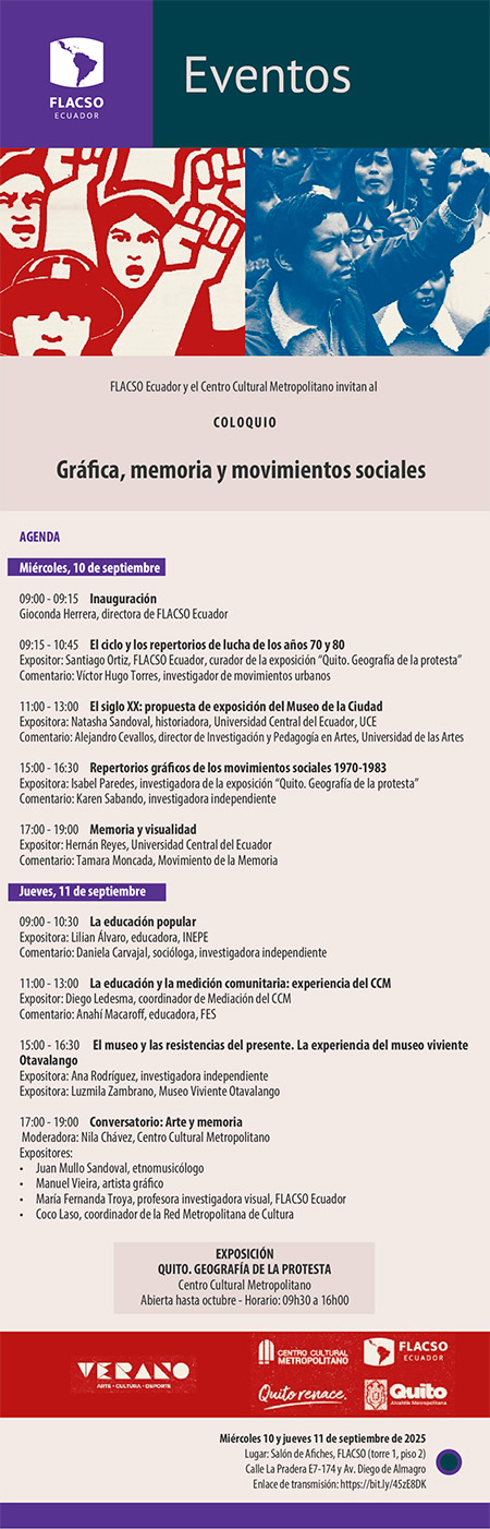 Coloquio Gráfica, memoria y movimientos sociales