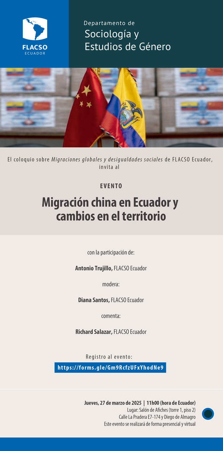 Migración china en Ecuador y cambios en el territorio