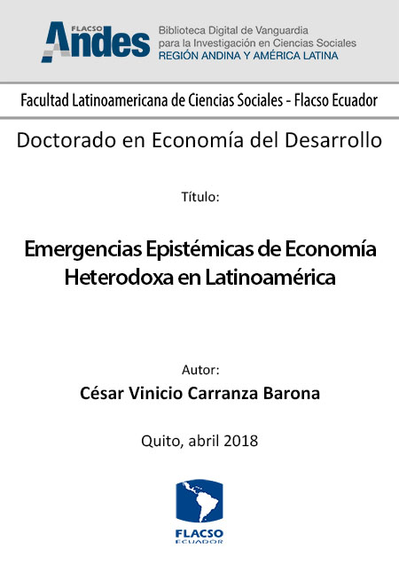 Emergencias epistémicas de economía heterodoxa en Latinoamérica