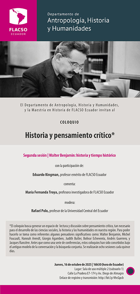 Historia y pensamiento crítico. Segunda sesión 