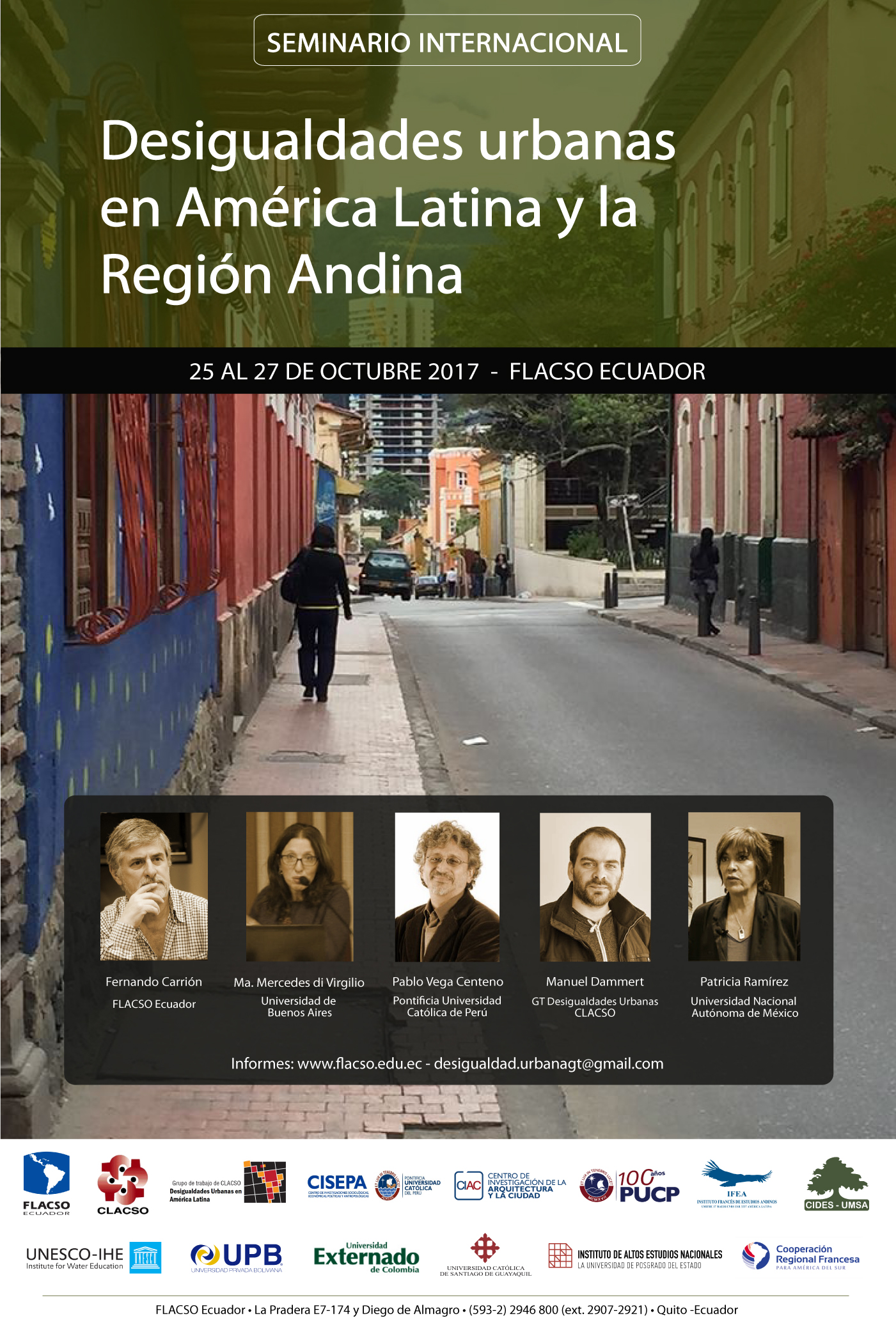 Desigualdades urbanas en América Latina y la Región Andina. Encuentro Regional. Afcihe